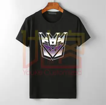 

transformers decepticon airbrush logo t-shirt men's hot selling 100% cotton custom printed high quality brand unisex t-shirt