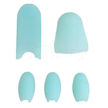 

Yibuy Saxophone Thumb Rest Silicone Cushion Finger Protector Blue Sax Accessory