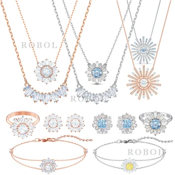 

High-quality Original SWA Necklace with Original Engraved SUNSHINE Series Romantic Valentine's Day Ladies Jewelry Gift