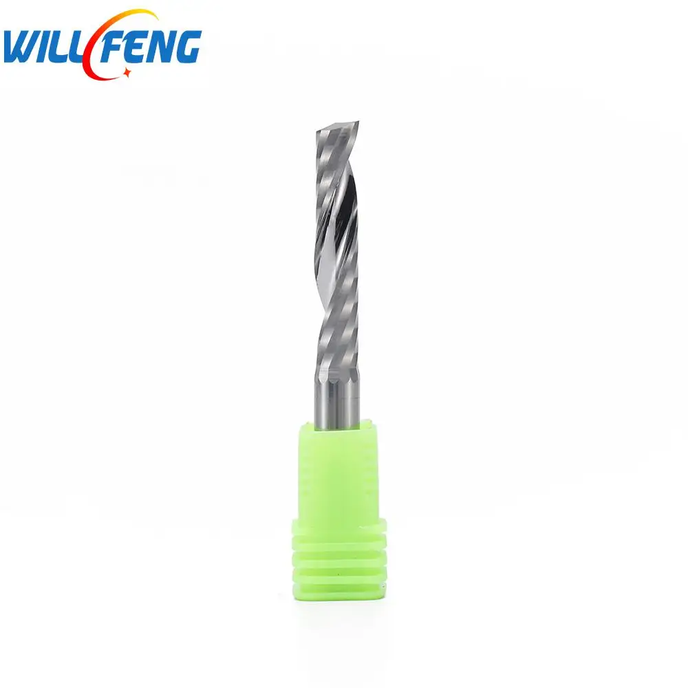 Будет Feng 4 мм одна спиральная канавка для резки акриловой алюминиевой платы 5