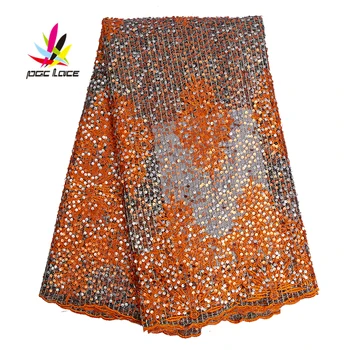 

Sequin Fabric Guipure Lace Fabric 2019 Embroidery Designs for Wedding Dress Popular Sequins Dress Bridal Appliques Lace AMY2531B