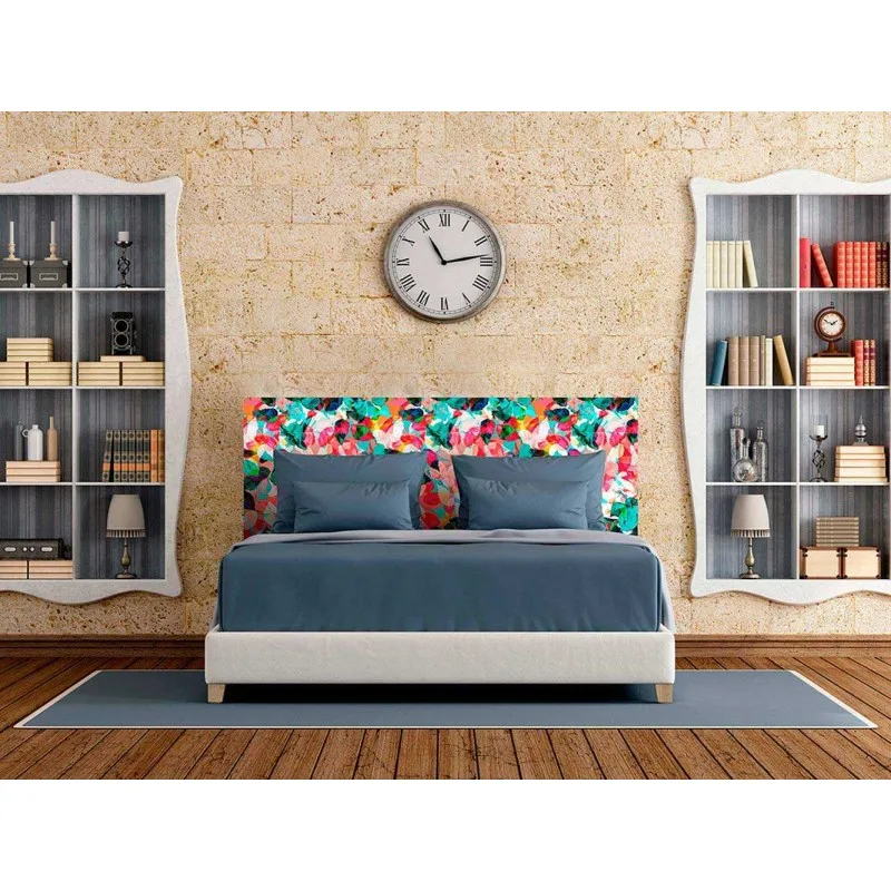 Изголовье кровати абстрактные листья |