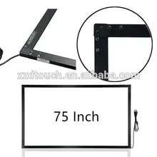 TSStouch 75 inch 10 points touch USB IR Multi touch screen overlay Infrared multi touch screen frame for LED TV