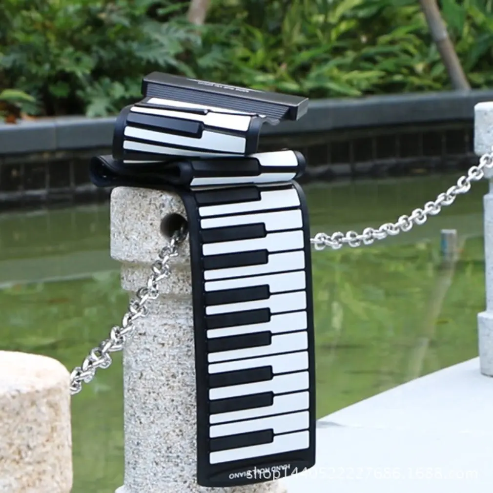 

88 Keys For Hand Held Piano Thickening Professional Midi Soft Keyboard Folding Portable Electronic Organ With Pedal