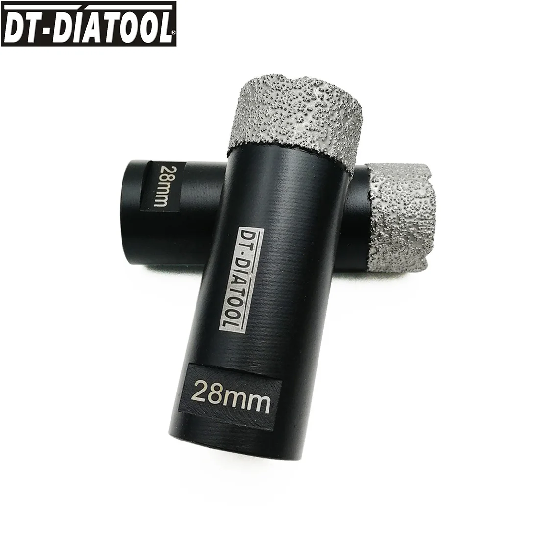 DT-DIATOOL 1pc Professional Dry Drilling Bits with M14 Thread for Porcelain Tile Granite Marble Stone Drill Core Bits Hole Saw