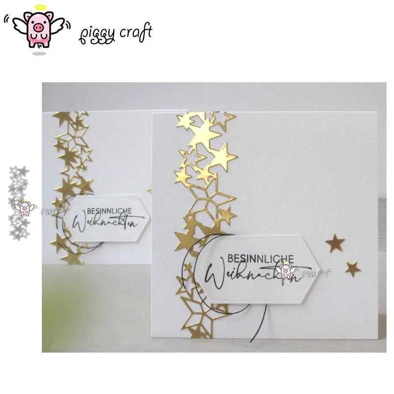 Die-Mold Stencils-Dies Edge-Strip Paper-Craft Scrapbook Star-Cluster Metal Punch Blade