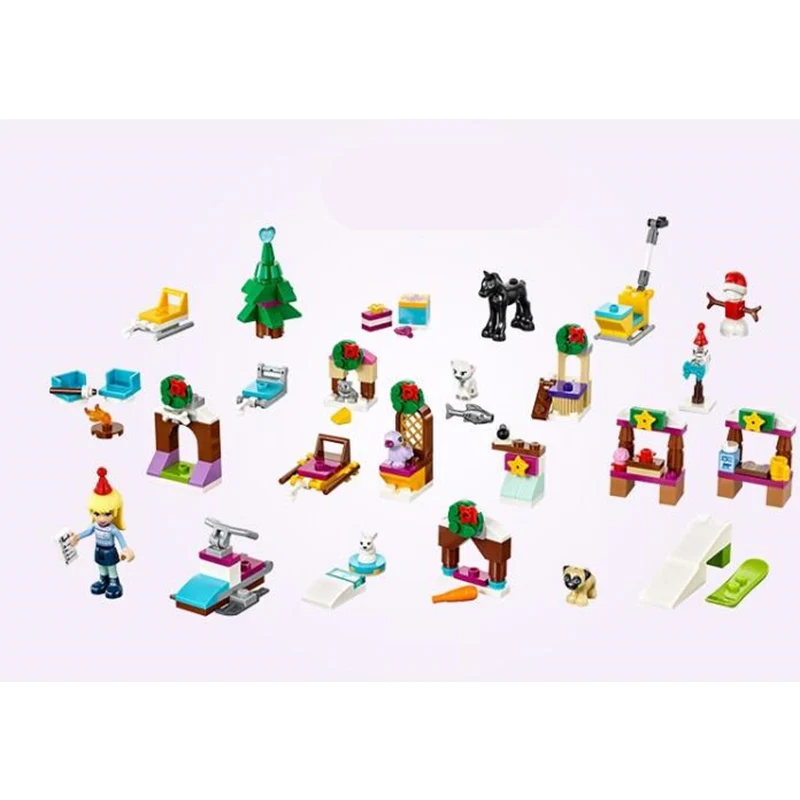 Christmas tree Winter Village Bakery series Carriage House Building Blocks Bricks Gifts Toys for Children girls friends 10263