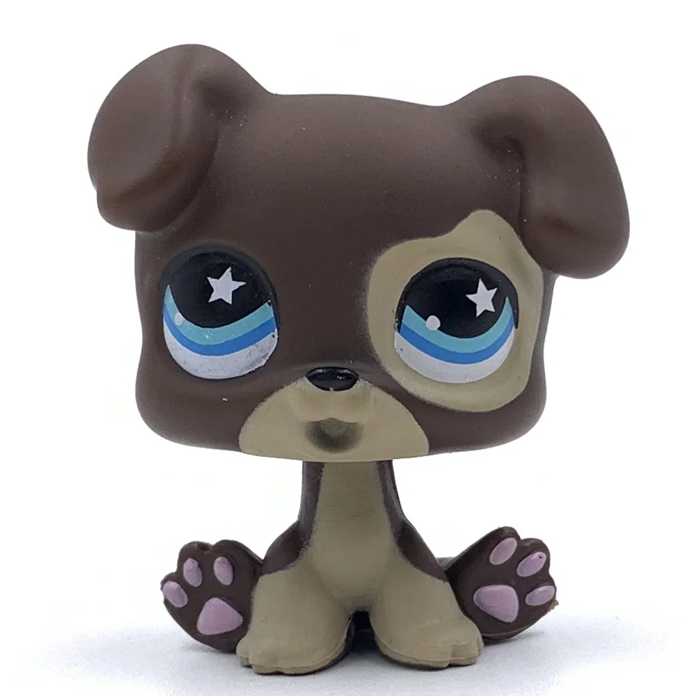LPS CAT 4CM MINI Custom-made Baby Puppy for Littlest pet shop Toy Great Dane #817 bobble head Dog Star Eyes Brown Body LPSCB  Игрушки | Игровые фигурки и трансформеры -4001329232535