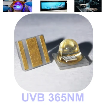 

30pcs Seoul high power 1w2w 3535 UV lamp bead 360nm 365nm for exposure 3V-3.6V 500MA UVA UVB Replace 395nm 405nm