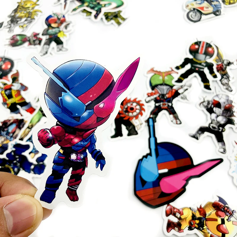 50 шт. японский классический live-action фильм Kamen Rider наклейка для скейтборда гитары мотоцикла багаж Компьютерные игрушки