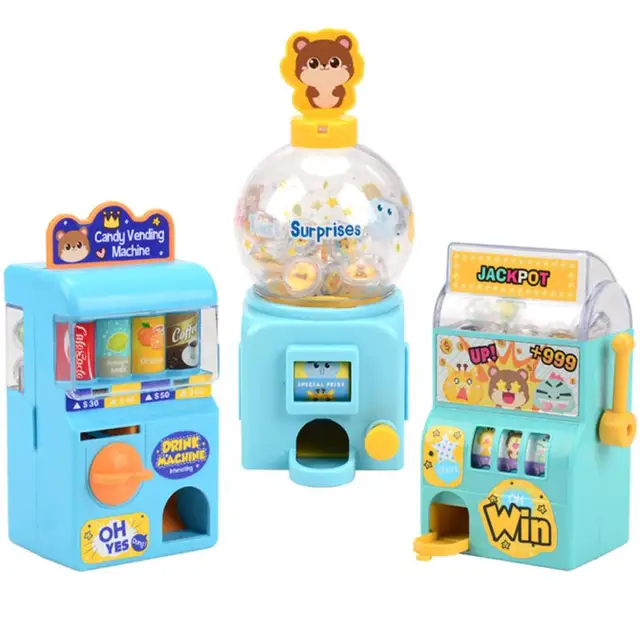 1set Pretend Play Toy Mini Children's Puzzle Game Shake Machine Shake Music Manual Rolling Machine Table Game Toy Gift 6