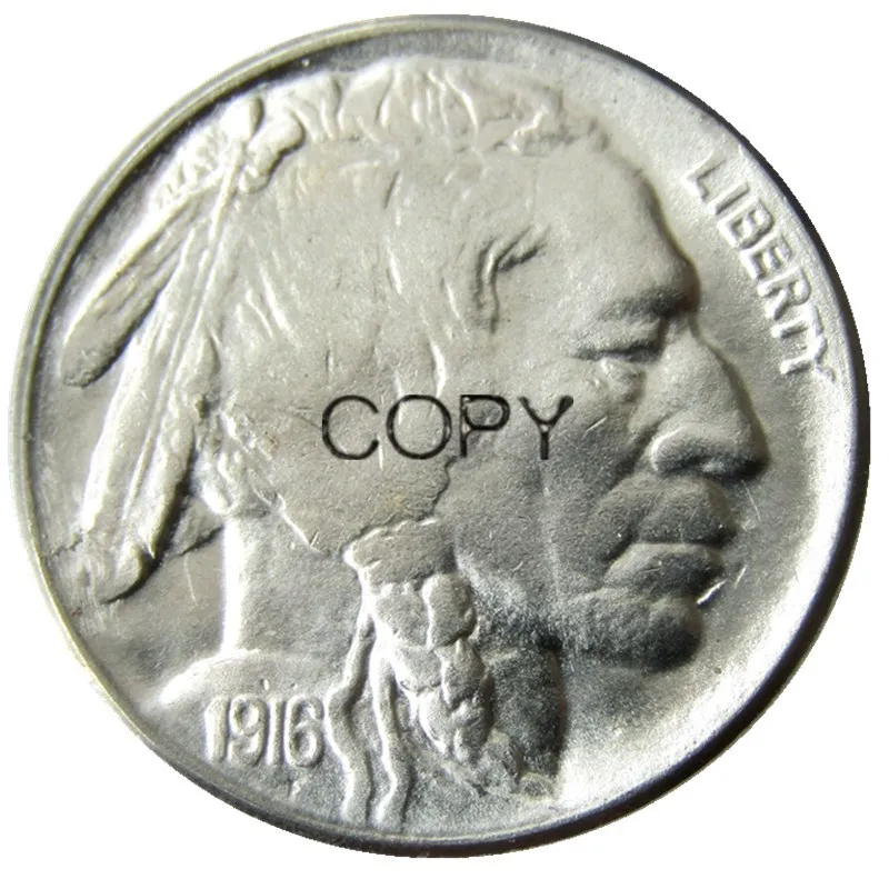 Moneda Decorativa De Cinco Centavos Copia De N quel De B falo US 1916 Moneda Decorativa De Cinco Centavos Copia De N quel De B falo US 1916