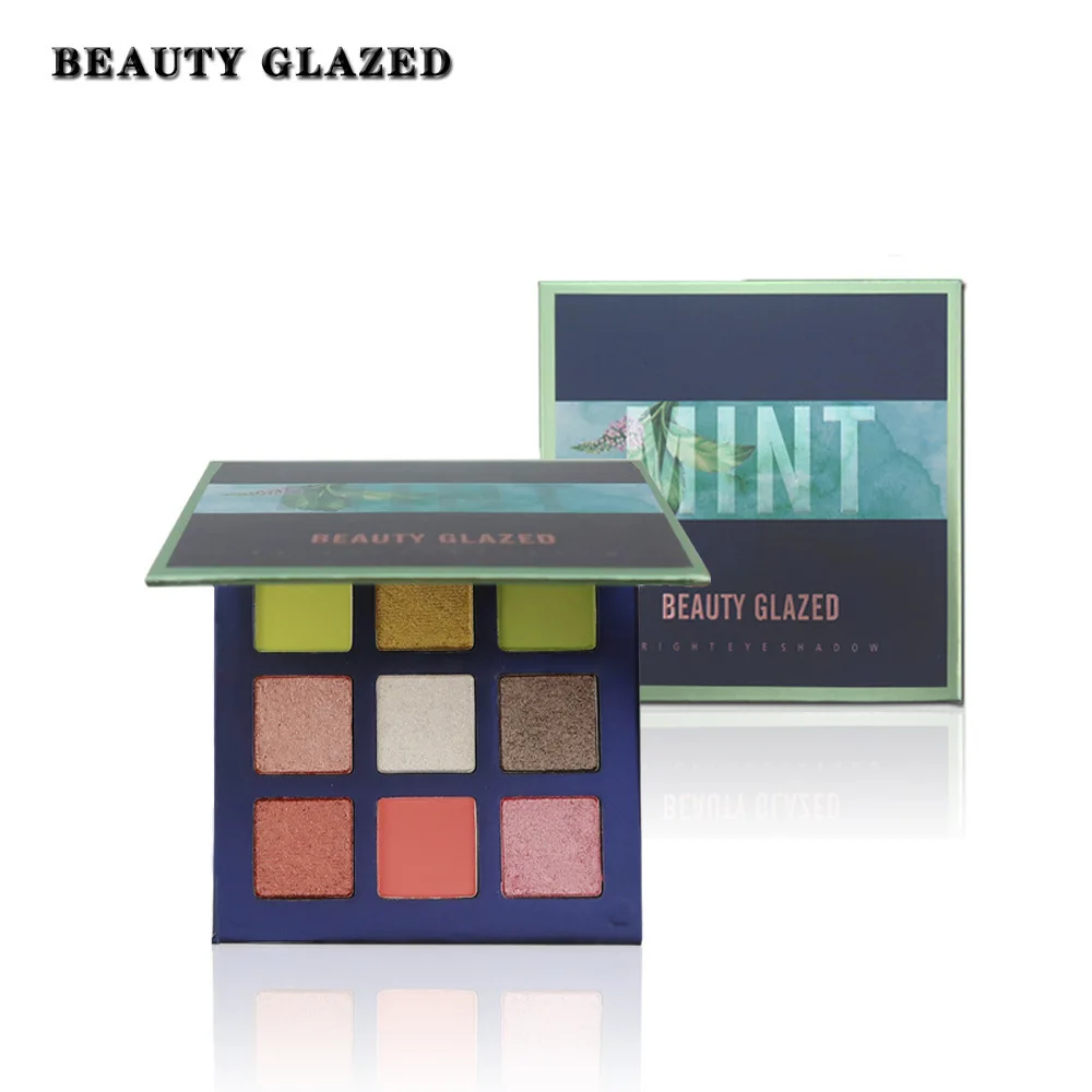 9 colors F Beauty Glazed Gorgeous Me палитра теней для век 63 Цвета мерцающие матовые тени для век Пудра Палитра теней для век водостойкая пигментированная - Цвет: 9 colors F