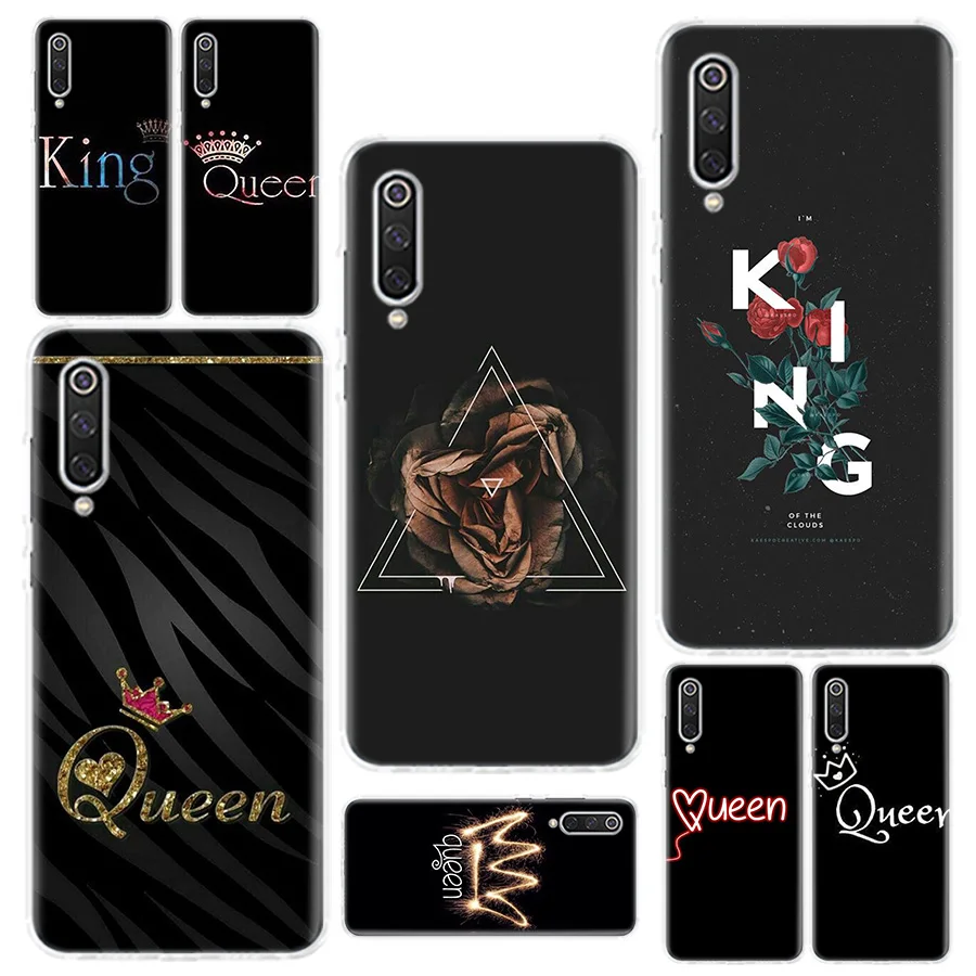 Черный флуоресцентный неоновый чехол queen rose для телефона Redmi 4 4A 4X 5 5A 6 6A 7 Y3 7A 8 K20 K30 S2