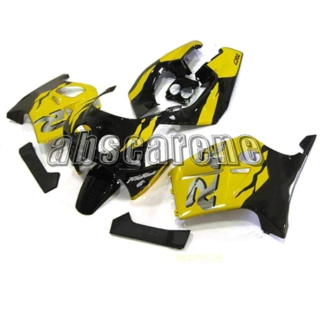 Полные Обтекатели для Honda CBR250RR MC19 1988 1989 CBR 250RR MC19 88 89 ABS впрыска кузова желтый черный Панели Наборы