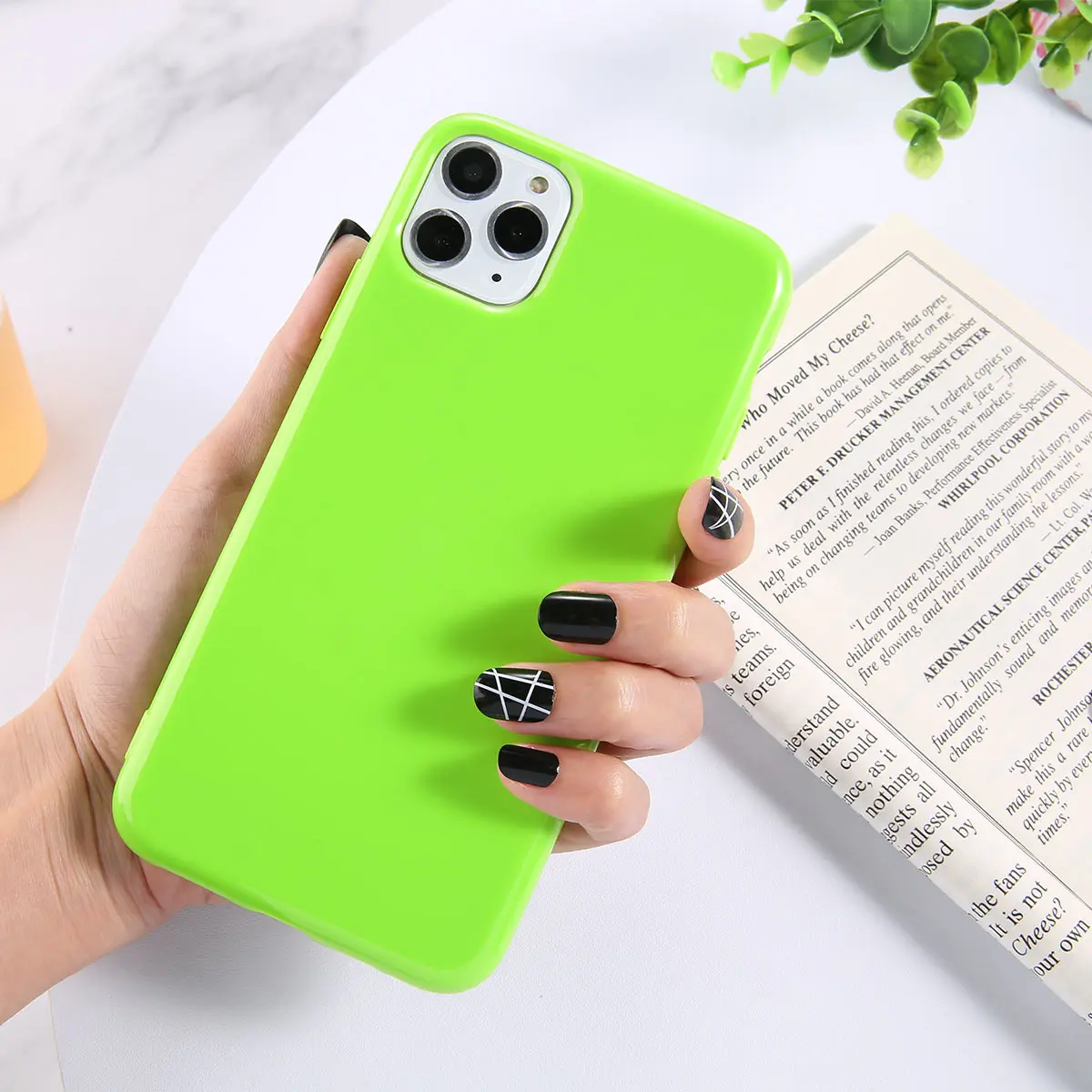 Loevbay Candy простой однотонный чехол для iPhone 11 Pro X XS XR XS Max Мягкий силиконовый чехол для телефона для iPhone 6 6s 7 8 Plus - Цвет: Зеленый