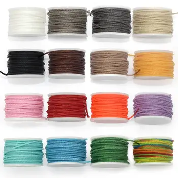 

0.8mm Round Professional Leather Sewing Waxed Thread, Hand-Stitched Accessories Line, Sturdy Polyester for Sewing awl kit