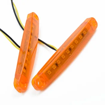

20pcs DC 24V Trucks Trailer Amber 9LED Side Marker Turn Signal Light Indicator