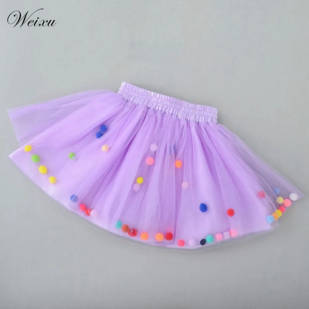 saia de tule roxa infantil