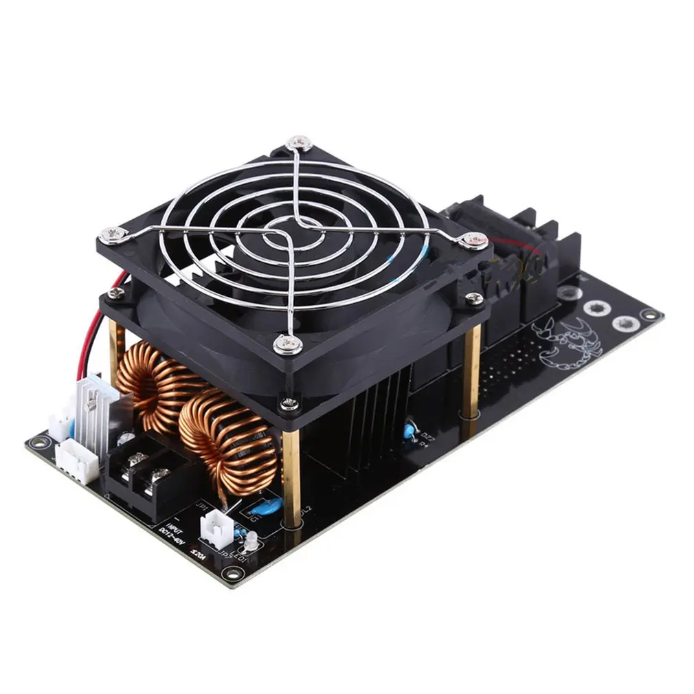 

1000W 20A ZVS Tesla Induction Heating Board Module Heater PCB build in Cooling Fan 12-36V Assembled product