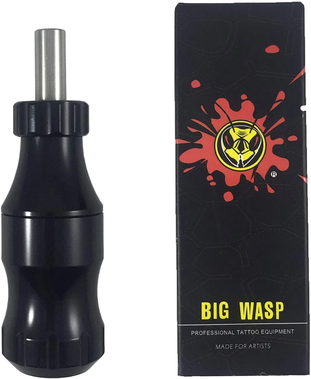 BIGWASP 3/4 дюймов Регулируемая Татуировка Картридж ручка трубка черный для роторной татуировки машина