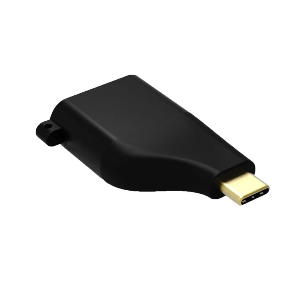 1 шт. Тип C к Hdmi 4 к 60 Гц адаптер Usb C к Dp конвертер мужчин и женщин с брелок стиль черный