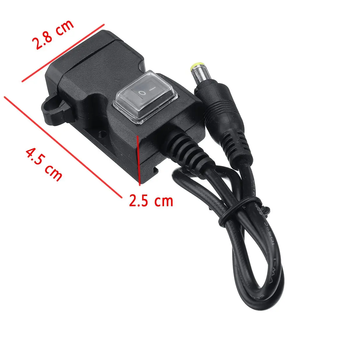 Универсальный Водонепроницаемый 12 V-24 V мотоцикл на руль Dual USB разветвитель на Зарядное устройство Мощность адаптер для мобильного телефона