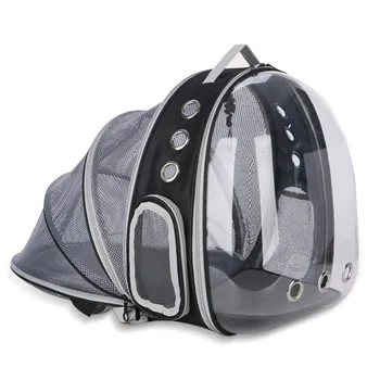 

Breathable Small Cage Pet Carrier Bag Portable Pet Outdoor Travel Backpack Window Dog Carrying Cage Tranparent Space Capsule Bag