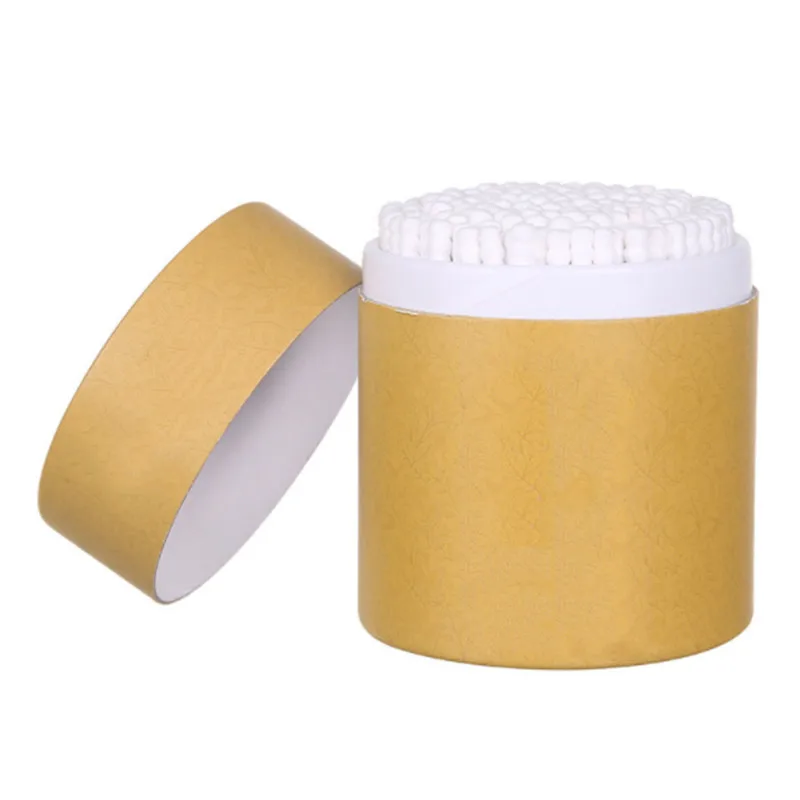 White-200PCS Горячее бамбук ватным тампоном деревянные палочки Мягкий хлопок бутоны для чистки ушных тампоны Microbrush Pampons здоровья Красота 200 шт./кор - Цвет: White-200PCS
