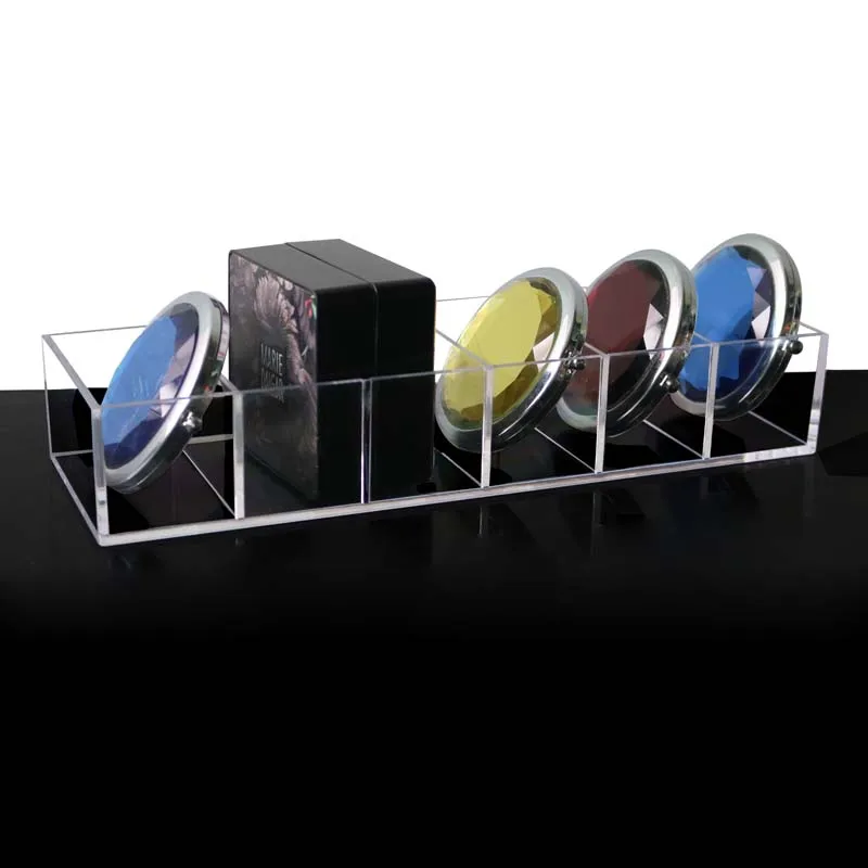 Removable Air Cushion box Acrylic 6 Grid Makeup Organizer Powder Storage Box Lipstick Tools Eye Shadow Case Jewelry Cosmetic Box 6