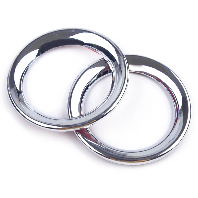 

Car Chrome Front Door Stereo Speaker Ring For 11-2019 Jeep Grand Cherokee Accs