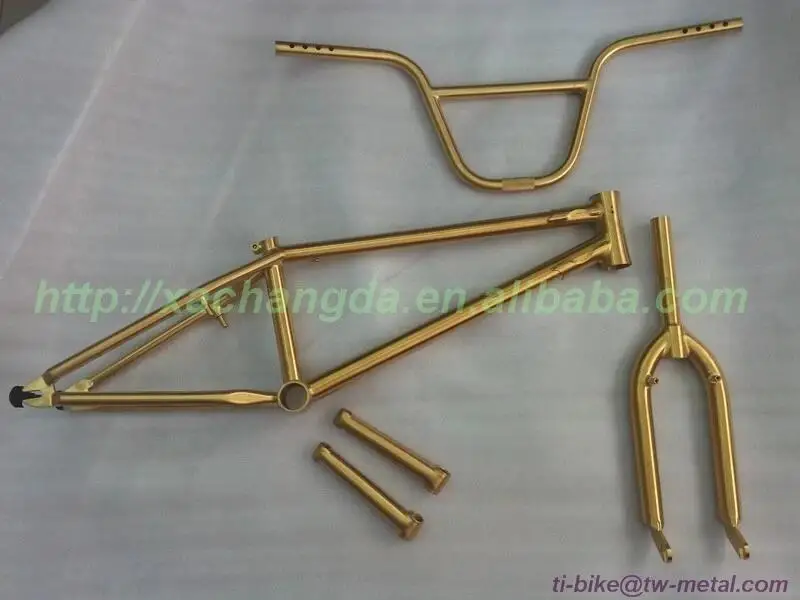 Titanium TT велосипедная Рама с рукоятка вилка и Кривошип