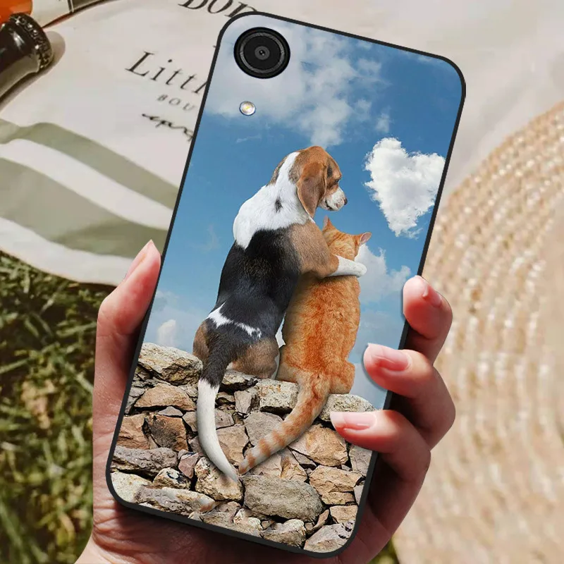 Silicone Soft Black TPU Phone Case - Durable Back Cover