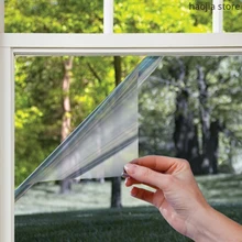 Новая отражающая от солнца Серебристая пленка окраска черный-затенение серебро термоконтроль окраска пленка 60x300 см одностороннее зеркало окно