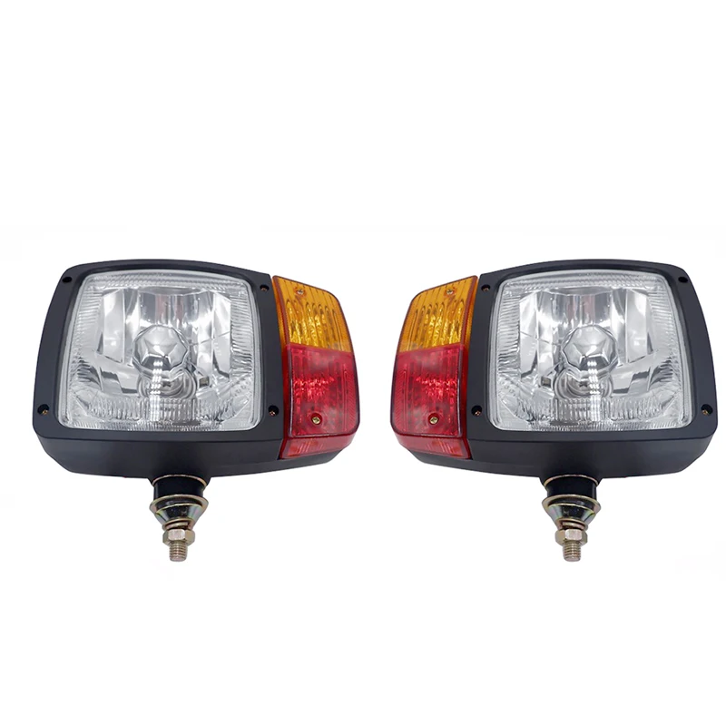 Universal LED Turn Signal Indicator Work Light Headlights for Tractor Trailer Excavator Truck | Автомобили и мотоциклы