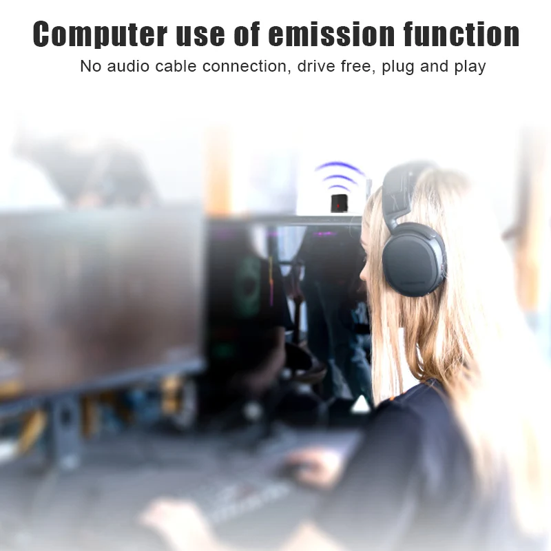 

3 in 1 USB Bluetooth 5.0 Audio Transmitter Receiver Adapter for TV PC Phones Wireless Adapter Audio Video Adapter SP99