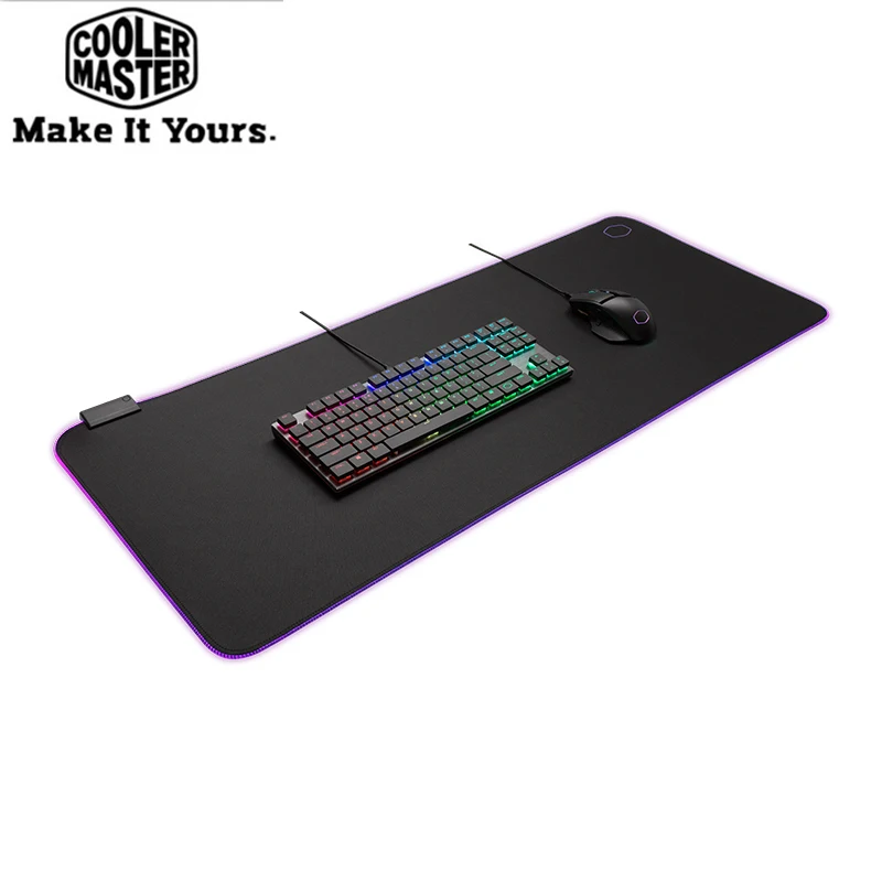 Кулер Мастер Игровой RGB Коврик для компьютерной мыши коврик для мыши большой коврик для мыши геймер RGB XL большой коврик для мыши Настольный ПК коврик для мыши