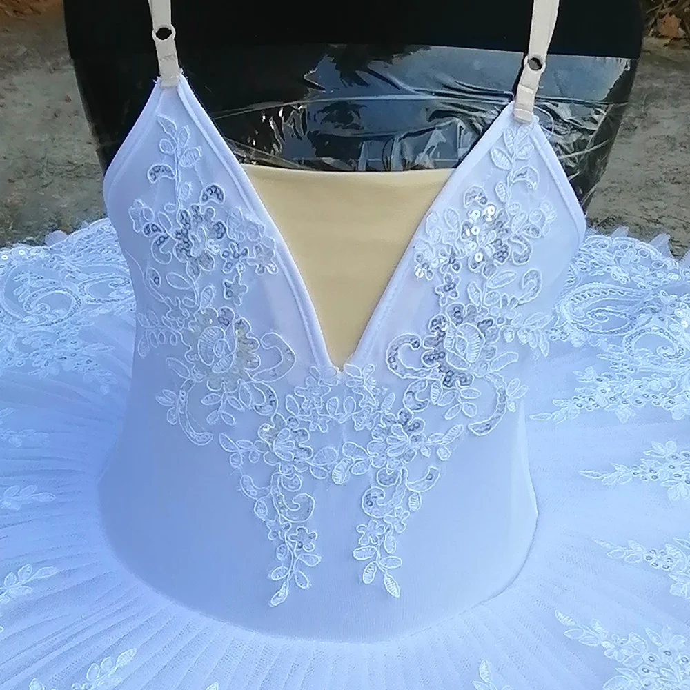 2020 Real Ballet Tutu 2020 New Children Tutu Ballet Platter Skirts Lace Sequined Swan Lake Show Belly Dance Performance Costume