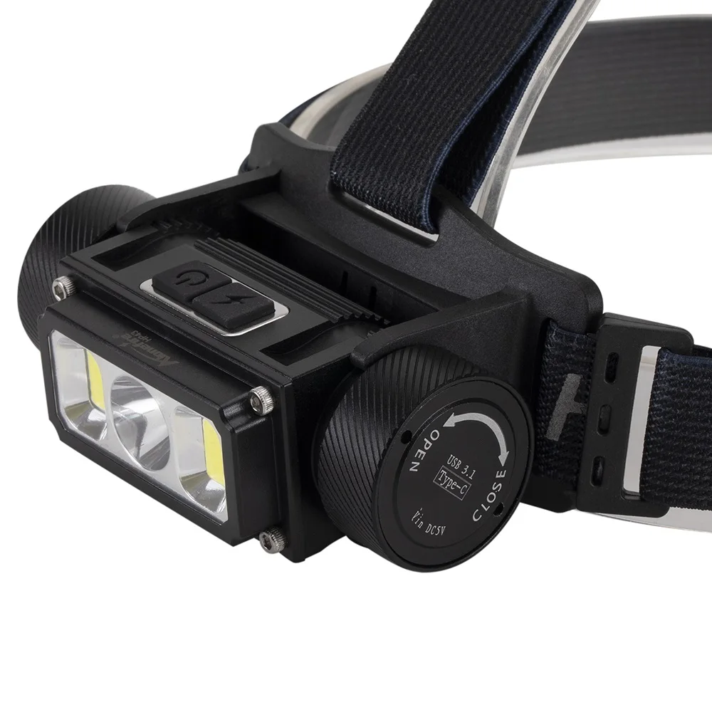 Alonefire HP43 Portable led Headlamp XPG2+COB USB Rechargeable Headlight Waterproof Head Torch Head Lamp