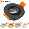 Spot lumineux LED rond en aluminium encastrable, lumière à intensité réglable, 3W AC90-260V DC12V, ampoule découpée 50mm avec pilote ► Photo 1/6