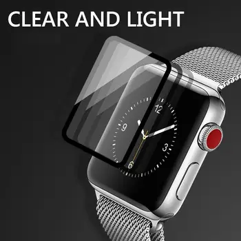 

Curved Tempered Glass Screen Protector Film for iWatch 5 40mm 44mm 38mm 42mm