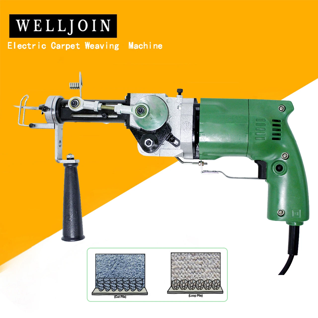 

electric Hand tufting gun Rug machines ( Can do both Cut Pile and Loop Pile )