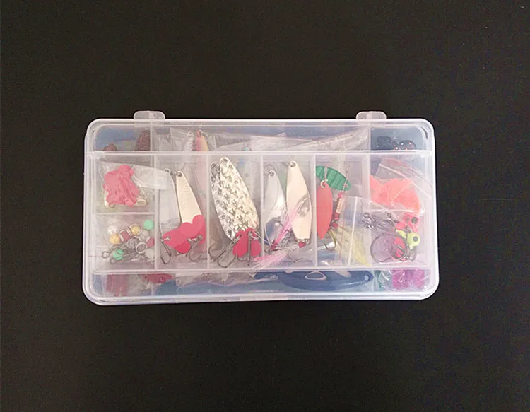 Lure Set All Swimming Layer Freshwater Seawater Lure Sequin Soft Bait Mino Bait Forceps Accessories