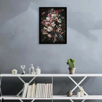 

DIY Diamond Painting Full Round Peony Flower Diamond Embroidery Flowers Diamond Picture Rhinestones Deco