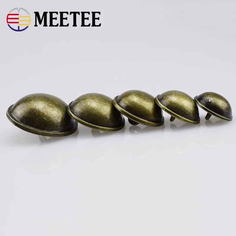 /20/50 шт Meetee 12 28 мм металлические пуговицы Ретро Бронзовая Подвеска для куртка из