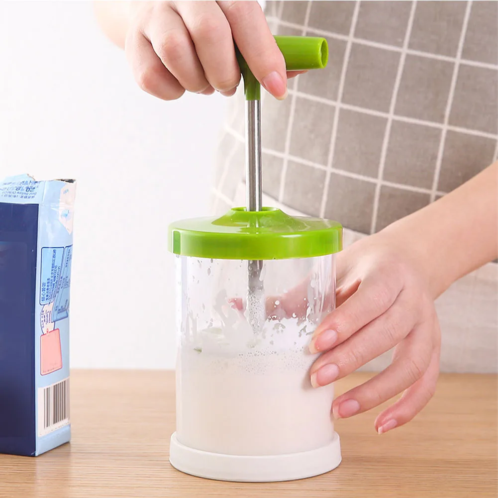

Foam Maker For Coffee Handheld Pitchers Tools Kitchen Shop Homemaker ABS Hand Pump DIY Professional Manual Milk Frother