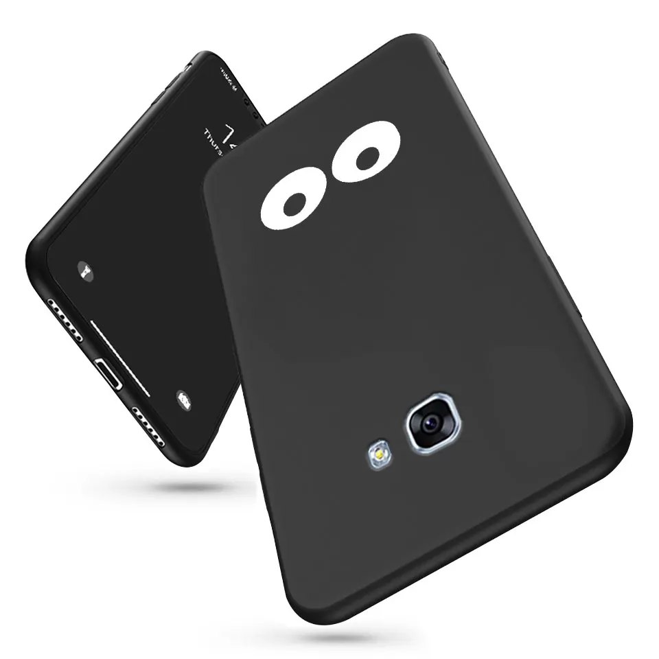 Для Samsung Galaxy A8+ A6+ A9 Звезда Мягкий матовый ТПУ Корпус для Samsung Galaxy A3 A5 A10 A30 A50 черные матовые чехлы для телефонов