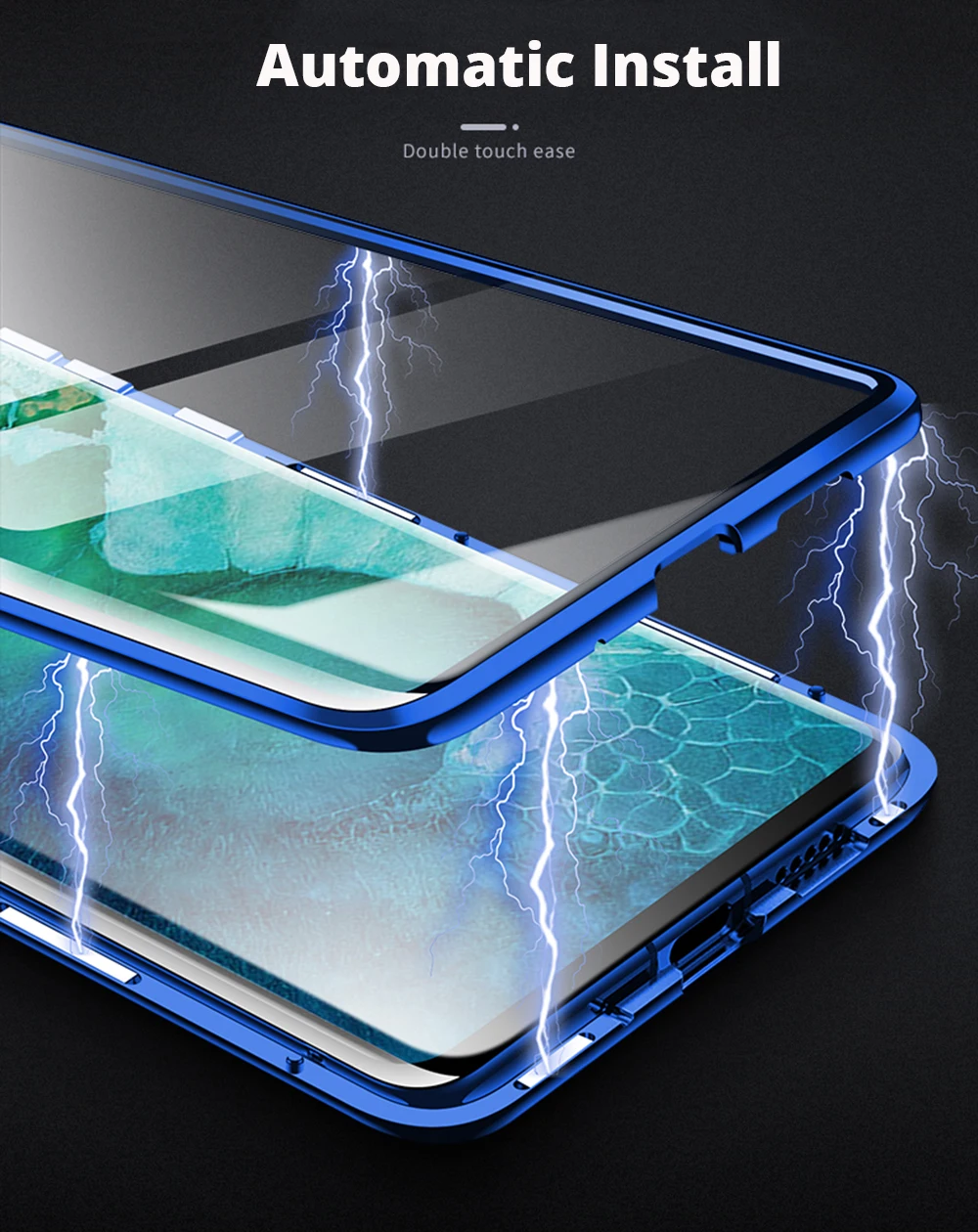 Двойной Стекло чехол для huawei Честь V30 вид 30 Pro Чехол-Броня из металла магнитное закаленное стекло чехол для huawei Honor V30 V 30 Pro 5G
