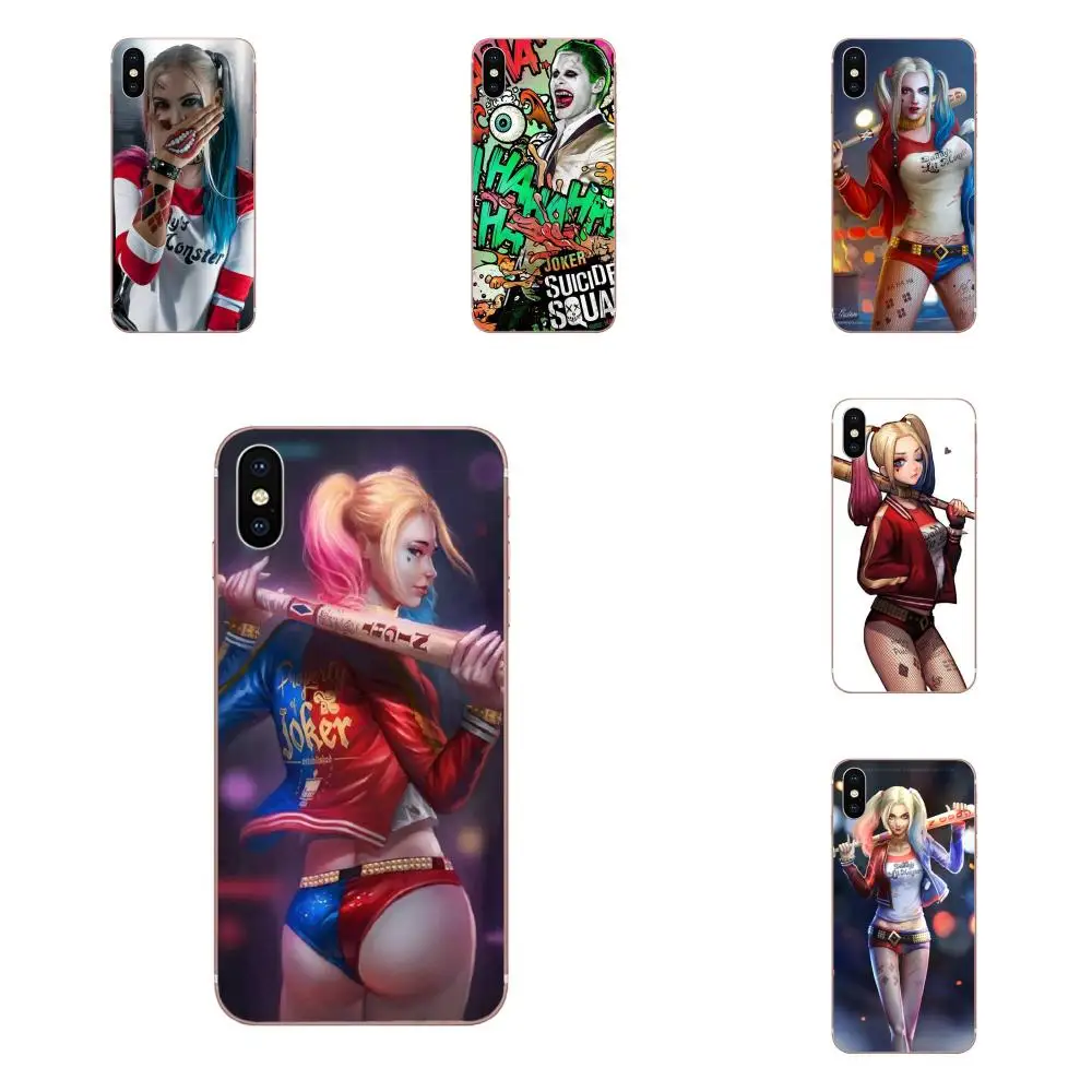 

TPU Patterns For Sony Xperia Z Z1 Z2 Z3 Z4 Z5 compact Mini M2 M4 M5 T3 E3 E5 XA XA1 XZ Premium Pretty Little Harley Quinn Black