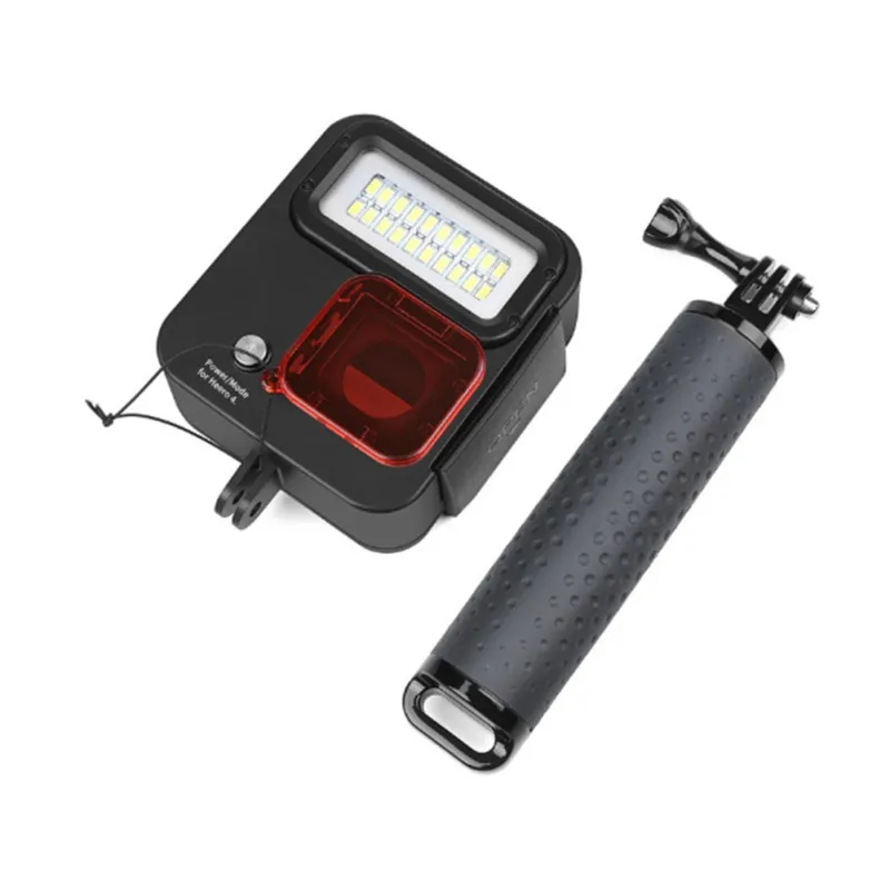 Для Gopro Hero7/6/5/4 Дайвинг заполняющий свет светильник W карты памяти 3